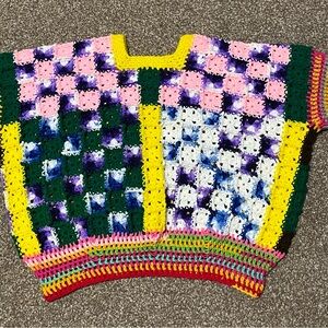 Chunky crocheted sweater